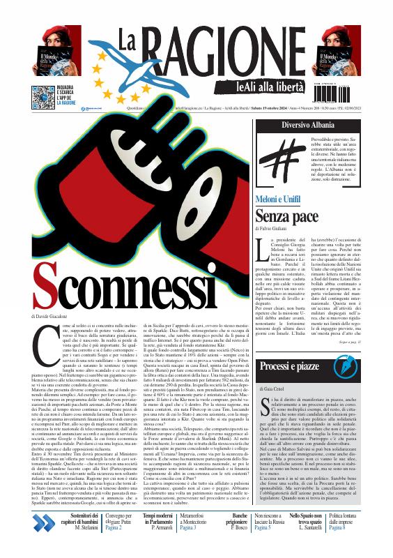 Prima-pagina-la ragione-oggi-edizione-di-oggi-20241019